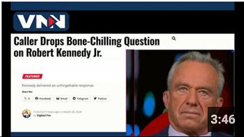 Caller Drops Bone-Chilling Question on RFK Jr