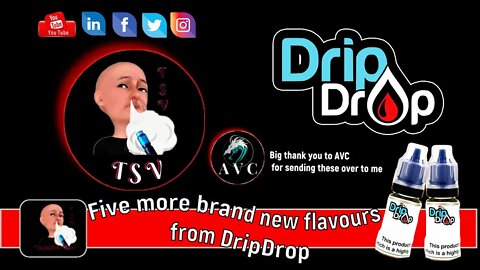 Another five brand new e liquids from DripDrop.