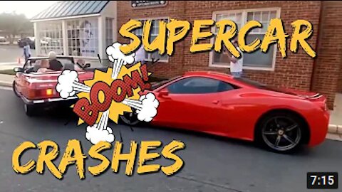 Supercar Crashes , Ouch thats gotta hurt!