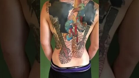 Stunning Tattoo by Tobias Burchert #shorts #tattoos #inked #youtubeshorts