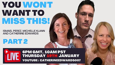 LIVESTREAM 2-Ismael Perez, Michelle Klann & Catherine Edwards BANNED ON YT