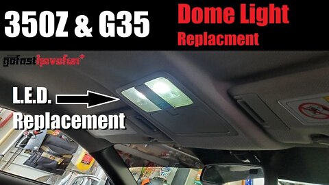 Nissan 350Z & Infiniti G35 Dome Light Replacement LED | AnthonyJ350