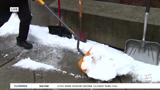 How best to shovel snow while keeping your health a priority