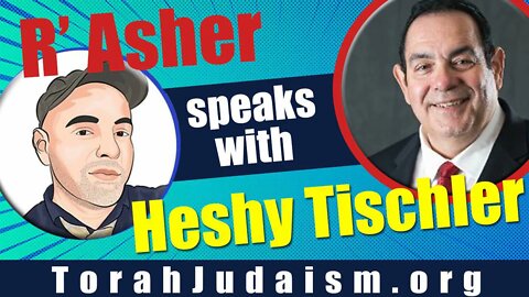 R' Asher speaks with Heshy Tischler