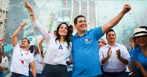 Luisa González y Andrés Aráuz es el binomio de la Revolución Ciudadana en Ecuador