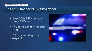 Milwaukee police investigate deadly shooting near 60th and Port