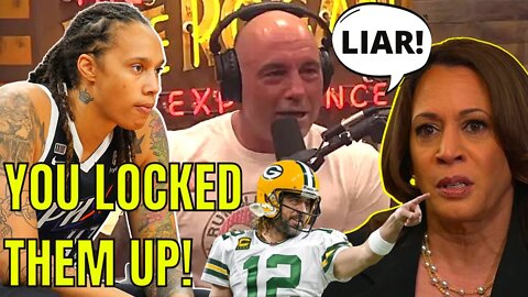 Joe Rogan SLAMS Kamala Harris For HYPOCRISY on WNBA star BRITTNEY GRINER! 'She Locked Them Up'