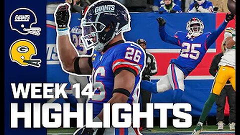 New York Giants Top Highlights vs. Green Bay Packers | 2023 Regular Season Week 14