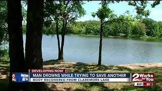 Man drowns while trying to save another