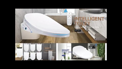 FOHEEL - Smart Toilet Seat Cover, Electronic Bidet, Clean and Dry Heating Wc, Intelligent Cover