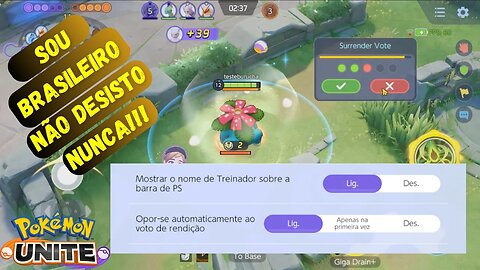 COMO OPOR-SE AUTOMATICAMENTE AO VOTO DE RENDIÇÃO NO POKÉMON UNITE