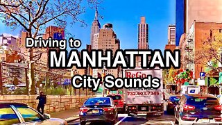 Driving To Manhattan | New York City Sounds - LIE to Midtown Manhattan FDR ￼