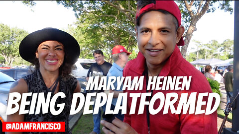 Maryam Heinen has been de-platformed (Reawaken America Tour)