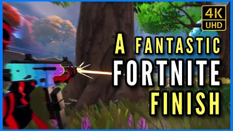 A FANTASTIC Finish - Fortnite Gameplay (4K)