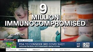 FDA to consider third COVID-19 shot