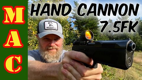 HAND CANNON! New 7.5FK BRNO PSD pistol with 10mm barrel!