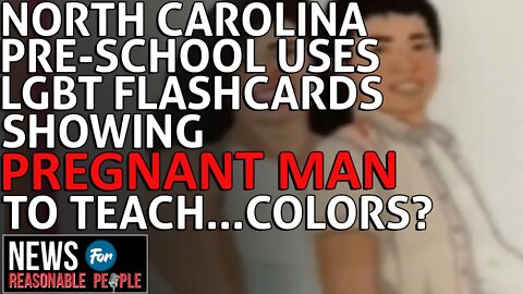 North Carolina Preschool Uses LGBT Flashcards Showing a Pregnant Man to Teach Kids Colors