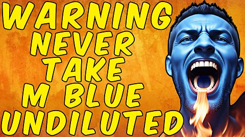 WARNING NEVER INGEST METHYLENE BLUE UNDILUTED!