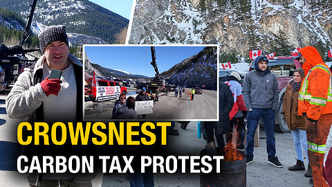 Protesters in Crowsnest, AB, rally against 'carbon tax' increase