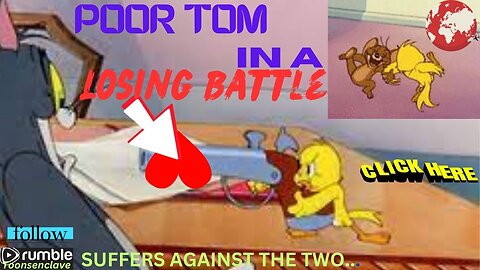 Tom Fights A Losing Battle. #Short. @entertainment.