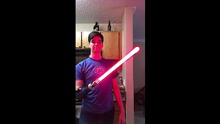 Amputee Creates Light-saber Attachment For His Bionic Arm