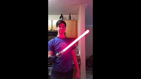 Amputee Creates Light-saber Attachment For His Bionic Arm