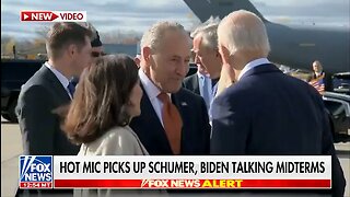 Schumer caught on a hot-mic talking with Biden: "Looks like the debate didn't hurt us too much”
