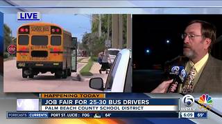 Palm Beach County School District looking to hire 25-30 new bus drivers