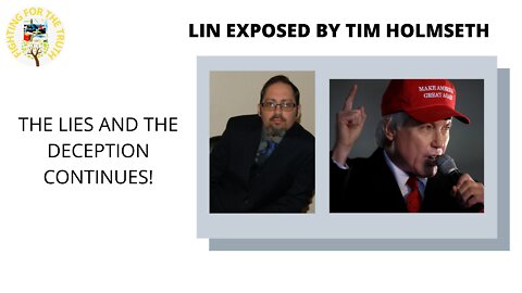 IS TIM HOLMSETH TRYING TO EXPOSED LIN WOOD?