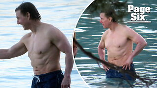 Tom Cruise goes shirtless at beach in Spain on break from filming 'Mission: Impossible 8'