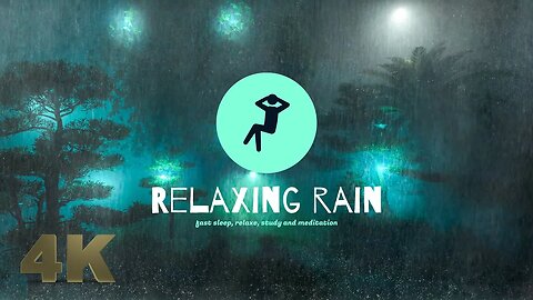 2 Stunden das Geräusch von Regen [Unwetter, Regengeräusche, Sturm] | Relaxing-rain