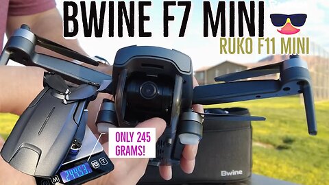 New! Bwine F7 Mini | Review | Now Under 250 Grams!