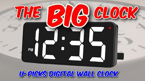 U-picks Digital Wall Clock Review