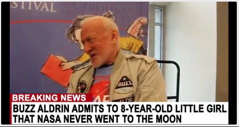 BUZZ ALDRIN ADMITS TO AN 8-YEAR-OLD GIRL THAT NASA NEVER WENT TO THE MOON