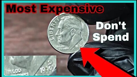 One Dime 1999-D Most Valuable One Dime Worth UP to $.20,000 Don't spend this!