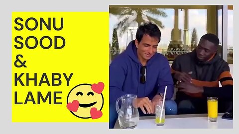 Sonu Sood and Khaby Lame Together on First Time @KhabyLame_Official @Sonu_Sood