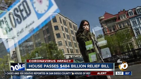 House passes $484 billion relief bill