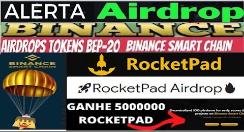 [ RocketPad Airdrop ] Como ganhar 500 Milhoes Token RPAD | 100 Milhões Referral | Renda Extra