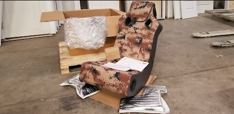 BigBoxLiquidation.com Resale Pallets Offer X-Rocker Camo Wifi Vibrating Electronic Gaming Chairs