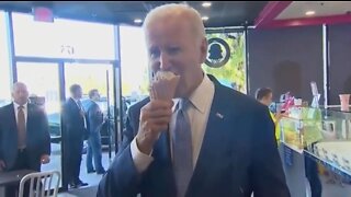 Ice Cream Joe Biden: Our Economy Is Strong As Hell