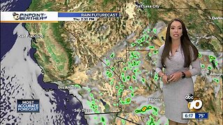 10News Pinpoint Weather with Meteorologist Angelica Campos