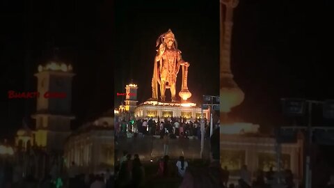 54 feet tall murti of Shri Hanumanji 30,000 Kgs & visible from 7 km # हनुमान_जन्मोत्सव #viral