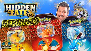 Hidden Fates Reprint Tin Set | Shiny Hunting | Pokemon Cards Opening