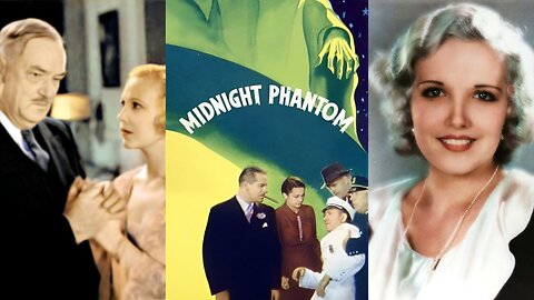 MIDNIGHT PHANTOM (1935) Reginald Denny, Claudia Dell, Lloyd Hughes | Mystery | B&W