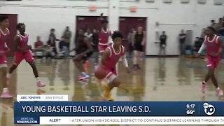 HS basketball star leaving San Diego area