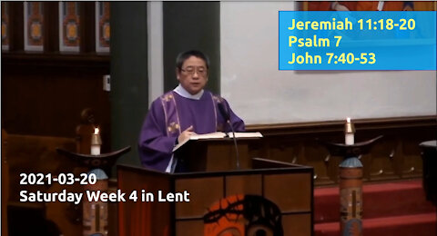 How can we have Faith - Homily 2021-03-20 Saturday Week 4 in Lent