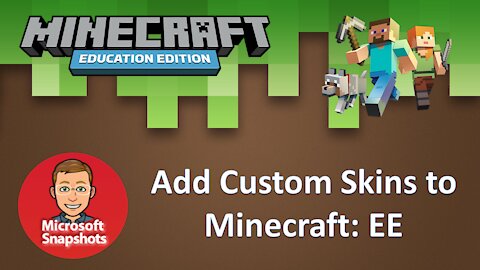 How to add Custom Skins to Minecraft Education Edition