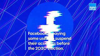 Facebook is paying some users to suspend their accounts before the 2020 election