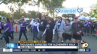 San Diegans take part in Alzheimer's walk