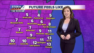 Chilly start to 2019, flurries linger in the morning